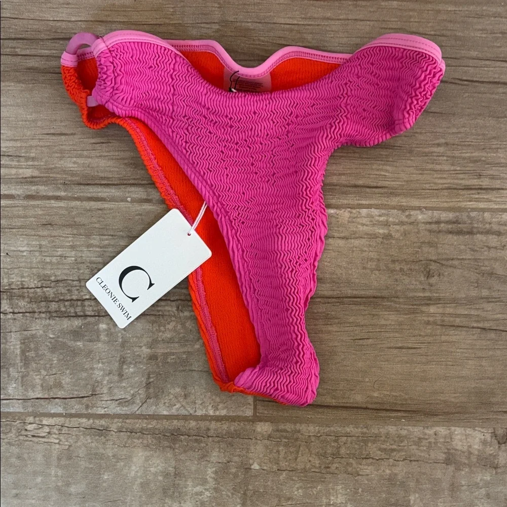 Clone Swim Two-Piece Swimsuit - Red and Pink- NWT
